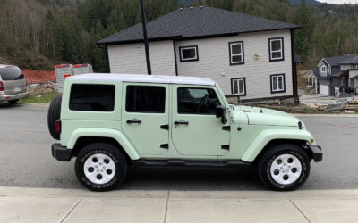 Jeep Wrangler – Colour Change Full Wrap with White Accents