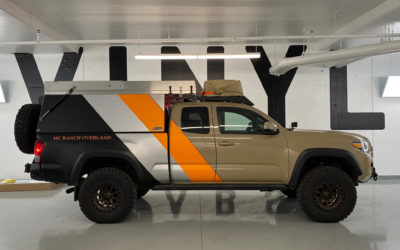 Toyota Tacoma – Layered Colour Change Partial Wrap with Decal Overlays